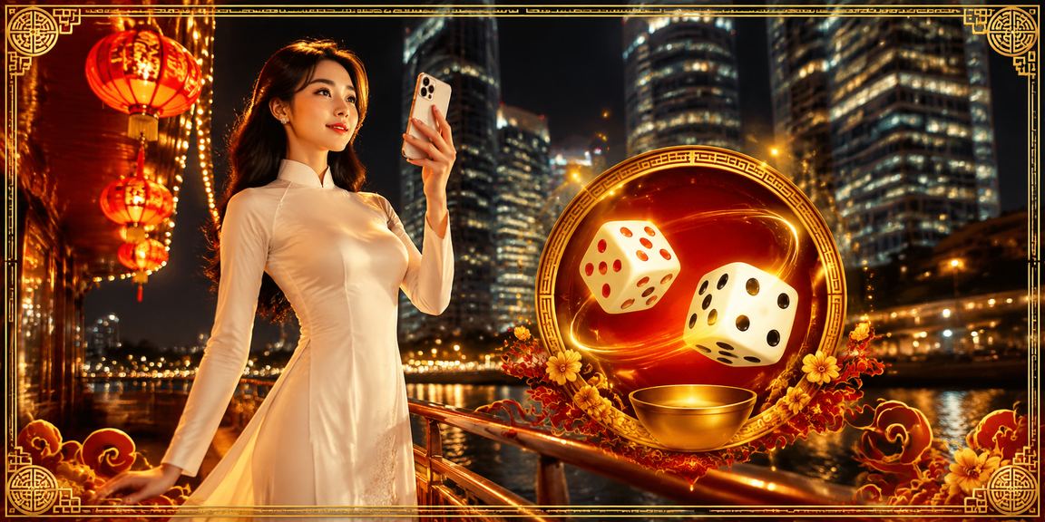 Người chơi tài xỉu tại Hà Nội trong trang phục áo dài truyền thống